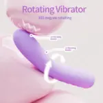 SexLure 360 Rotating Massager Dual Motion 10 Modes Quiet Waterproof Silicone - Image 3