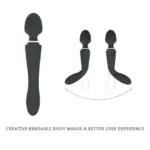 SexLure Bendable Body Vibrating Massager for Flexible Comfort - Image 6