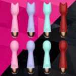 SexLure Portable Waterproof Silicone Wand Massager with 10 Vibration Modes