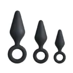 SexLure Vibrating Anal Plug Set with 3 Sizes Waterproof Silicone - Image 6