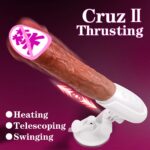 SexLure Thrusting Vibrator with Suction Cup App Control Heating Hands Free Design - Image 5
