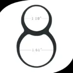 SexLure Ryan Ergonomic Support Ring Set Waterproof Silicone - Image 3