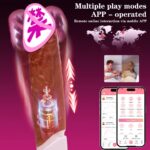 SexLure Thrusting Vibrator with Suction Cup App Control Heating Hands Free Design - Image 4