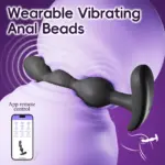 SexLure Wearable Vibrating Anal Beads App Control 9 Modes Silicone Waterproof - Image 2