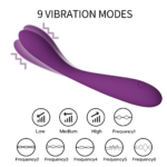 SexLure Curved Precision Massager 9 Modes Quiet Waterproof Silicone USB Rechargeable - Image 6