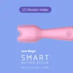 SexLure Portable Waterproof Silicone Wand Massager with 10 Vibration Modes - Image 4