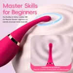 SexLure Dual-Ended Vibrator with 10 Modes Waterproof Silicone - Image 4