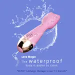 SexLure Portable Waterproof Silicone Wand Massager with 10 Vibration Modes - Image 5