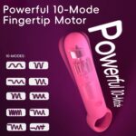 SexLure Mini Fingertip Massager with 10 Modes Waterproof Silicone IPX6 - Image 3