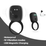 SexLure Couples Vibrator Clitoral and Scrotum Stimulation 10 Modes Magnetic Charging Waterproof - Image 6