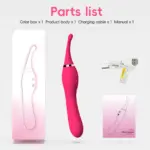 SexLure Dual-Ended Vibrator with 10 Modes Waterproof Silicone - Image 6