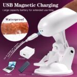 SexLure Thrusting Vibrator with Suction Cup App Control Heating Hands Free Design - Image 7