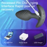 SexLure New Look Vibrating Anal Plug Silicone App Control 9 Modes Waterproof - Image 5