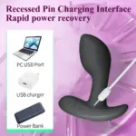 SexLure App Controlled Vibrating Anal Plug Dual Use Silicone 9 Modes Waterproof - Image 7