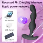 SexLure Wearable Vibrating Anal Beads App Control 9 Modes Silicone Waterproof - Image 5