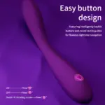 SexLure Curved Precision Massager 9 Modes Quiet Waterproof Silicone USB Rechargeable - Image 3