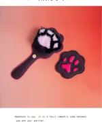 SexLure Temperature Sensitive Bear Paw Short Paddle PU Material - Image 5