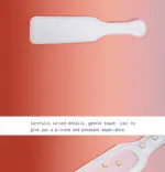 SexLure White PU Mini Paddle Playful Accessory 33cm - Image 8
