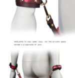 SexLure Adjustable Waist Leg Hand Restraint Set Soft Thermal Leather - Image 10