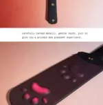 SexLure Temperature Sensitive Cat Paw Cross Paddle PU Material - Image 2