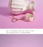 SexLure Pink Playful Accessory Set Adjustable Collar Wrist and Ankle Bands Eye Mask - Image 4