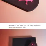 SexLure Temperature Sensitive Cat Paw Cross Paddle PU Material - Image 4